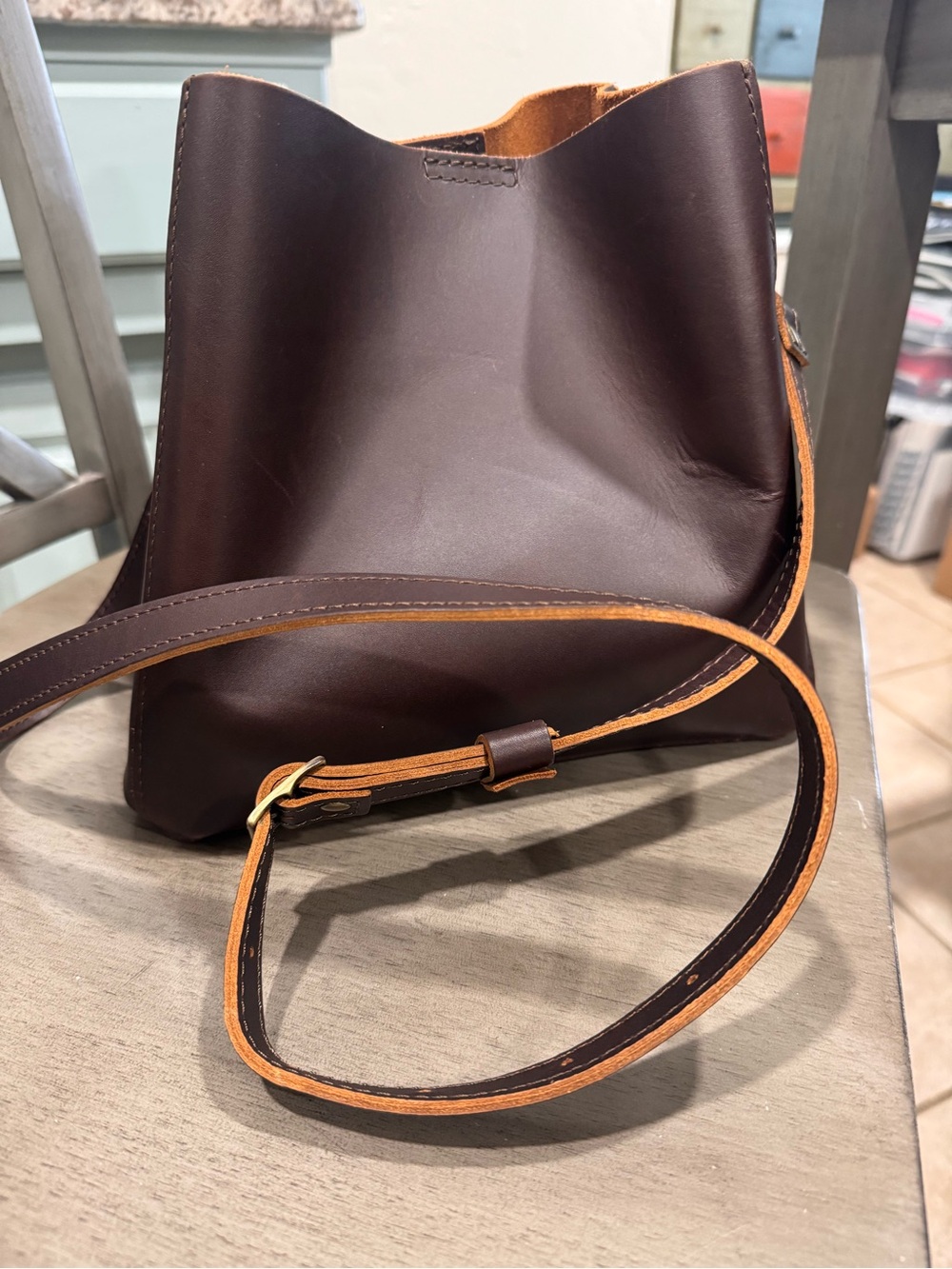 PLG Grizzly Butterfly Bucket bag